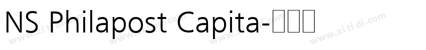NS Philapost Capita字体转换
